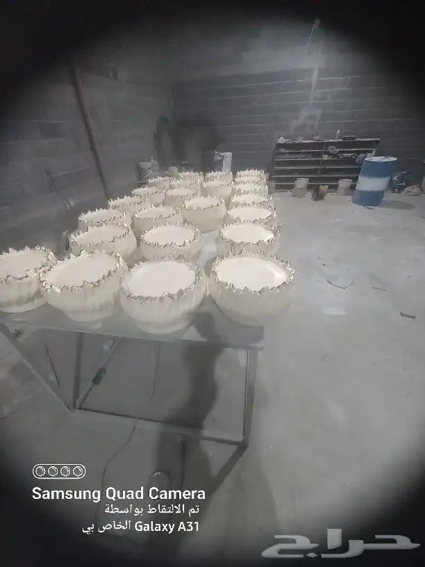 صحون تقضيم فيبر جلاص وصواني شكلاته من الفيبر جلاس ضدالكسر قو 13