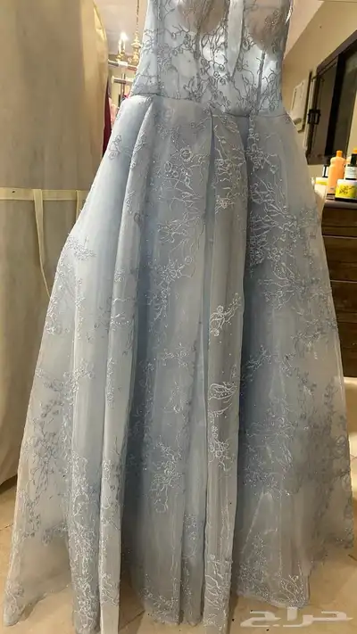 فستان فخم ازرق 2