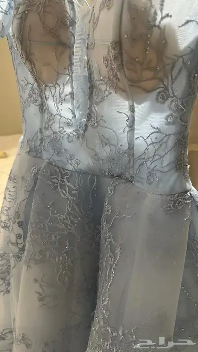 فستان فخم ازرق 3