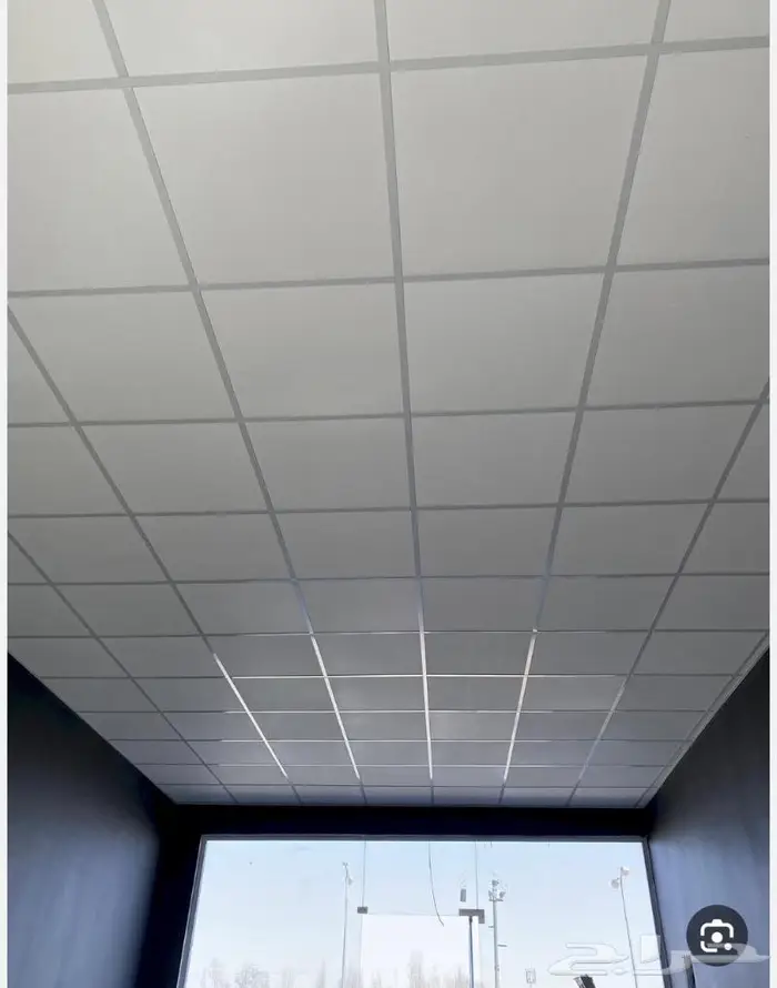 شرايح المنيوم مربعات المنيوم 60 في 60 المنيوم او جبس 6