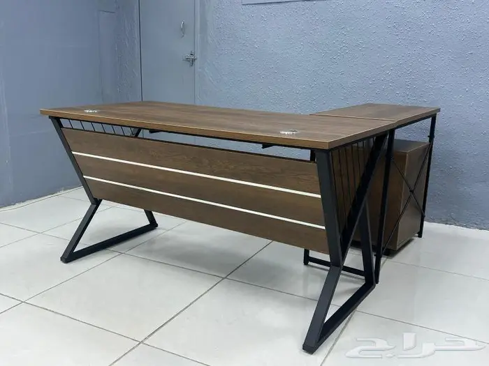 جديد مكاتب مودرن زاويه فخم حرف L متوفر (عرض خاص) 0