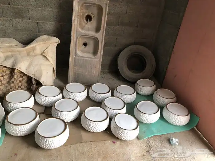 صحون تقضيم فيبر جلاص وصواني شكلاته من الفيبر جلاس ضدالكسر قو 12