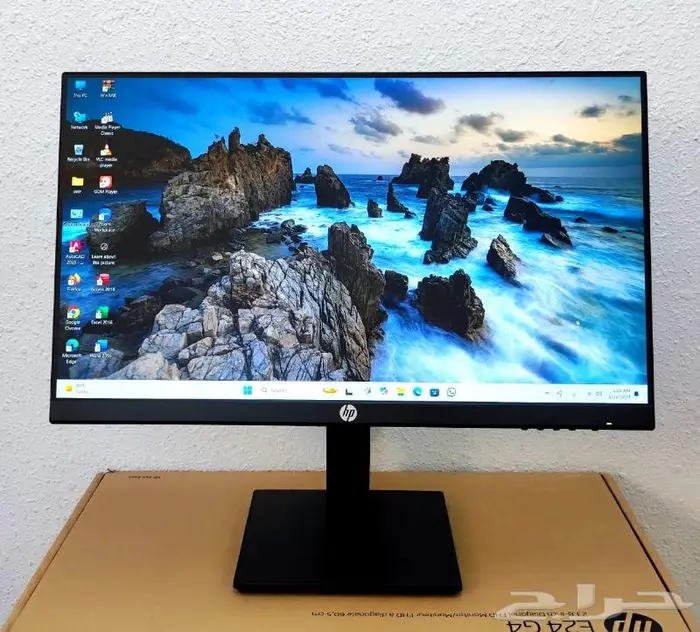شاشة كمبيوترHP_إتش بي_24بوصة_عالية الدقة_شبه جديدة 9