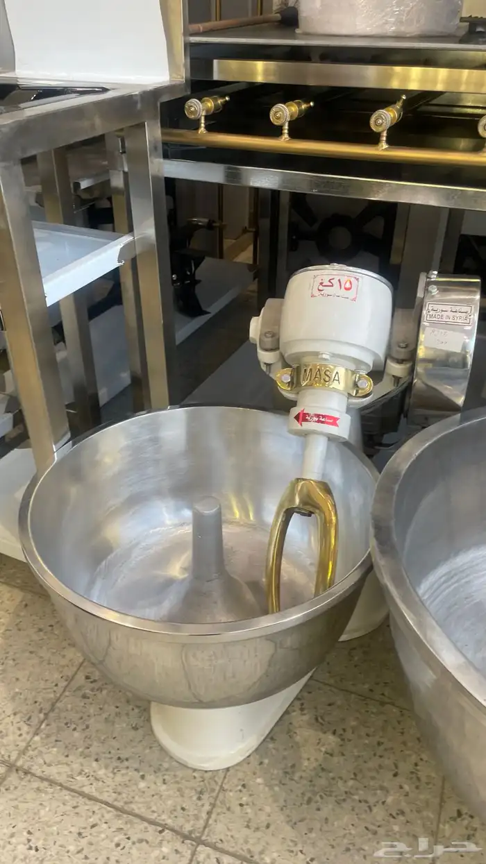 عجانة استيل عجانة سوري خلاط عجين فرادة عجين سوري فرادة مخبز 4