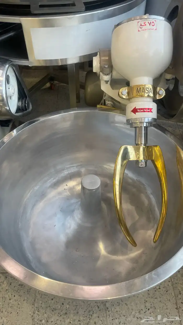 عجانة استيل عجانة سوري خلاط عجين فرادة عجين سوري فرادة مخبز 1