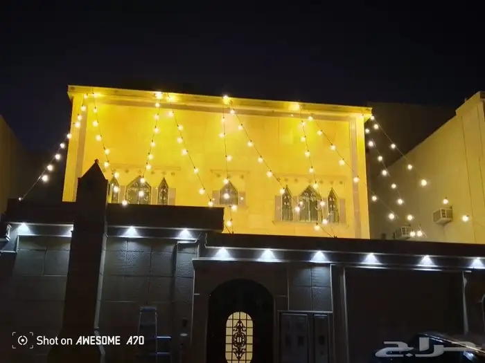 زينة افراح عقود افراح لمبات 0