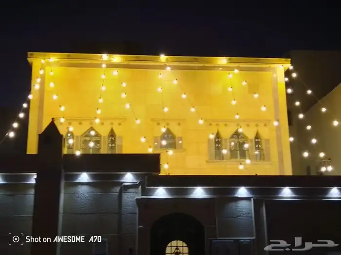 زينة افراح عقود افراح لمبات 1