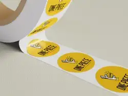 تصميم طباعة مطبوعات رول استيكر استيكر شفاف استكر ورقي فاتورة 1