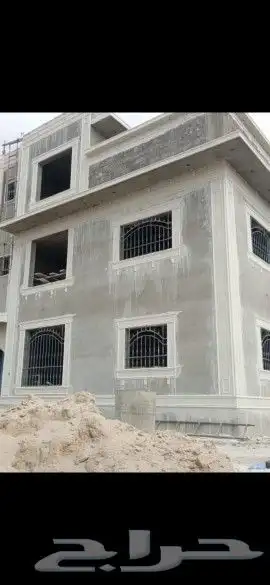ديكورات خارجيه تصميم الحجر الطبيعي بطحاء الرياض واسمنت الريا 3