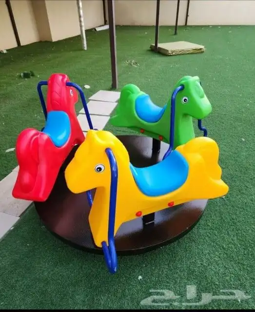 زحاليق مراجيح صحن دوار كرسي هزاز مقاوم لحرارة الشمس 2