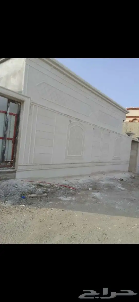 ديكورات خارجيه تصميم الحجر الطبيعي بطحاء الرياض واسمنت الريا 2