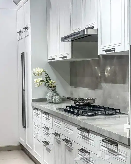 مطابخ خشب ألماني ومطابخ صاج والمنيوم ورخام صناعي وبورسلان 3