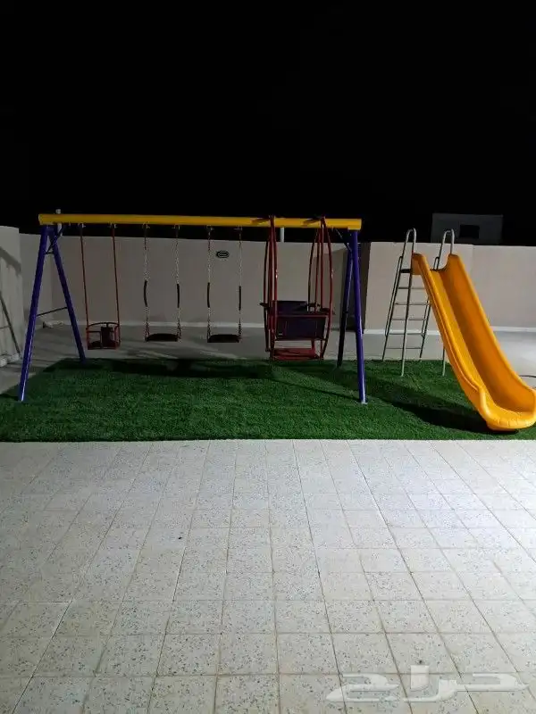 زحاليق مراجيح صحن دوار كرسي هزاز مقاوم لحرارة الشمس 14