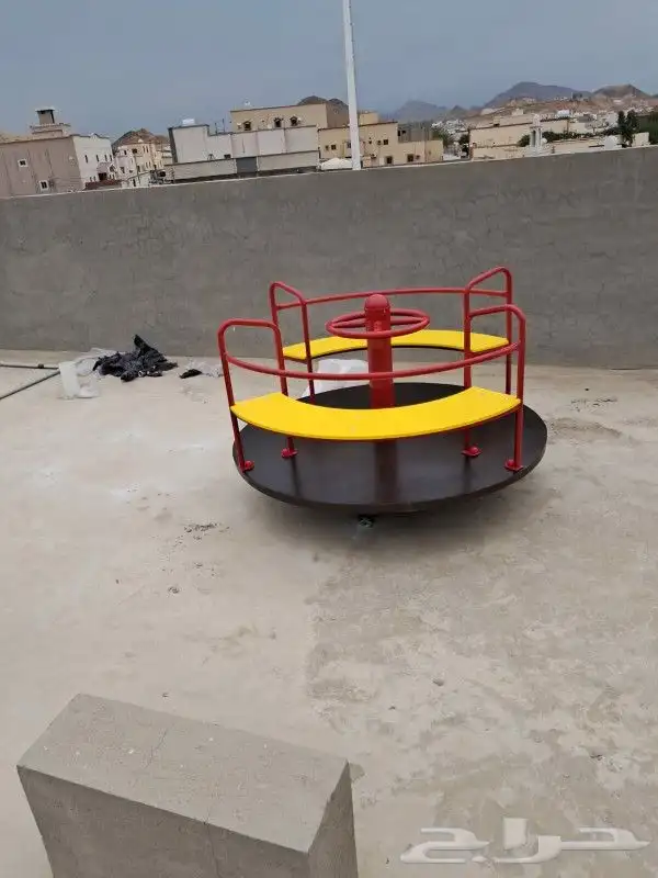 زحاليق مراجيح صحن دوار كرسي هزاز مقاوم لحرارة الشمس 4