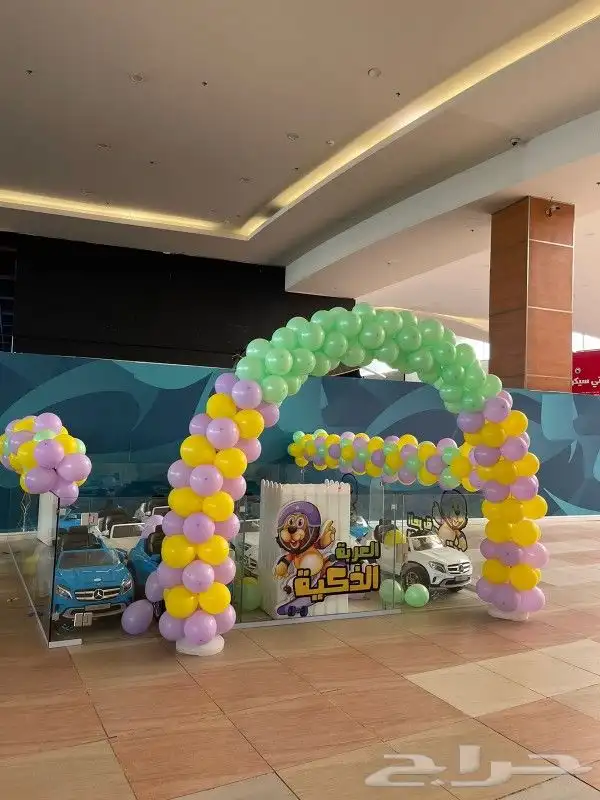 بلالين راقصه اضائات الوان وثابته لافتتاح المحلات الجديده 6