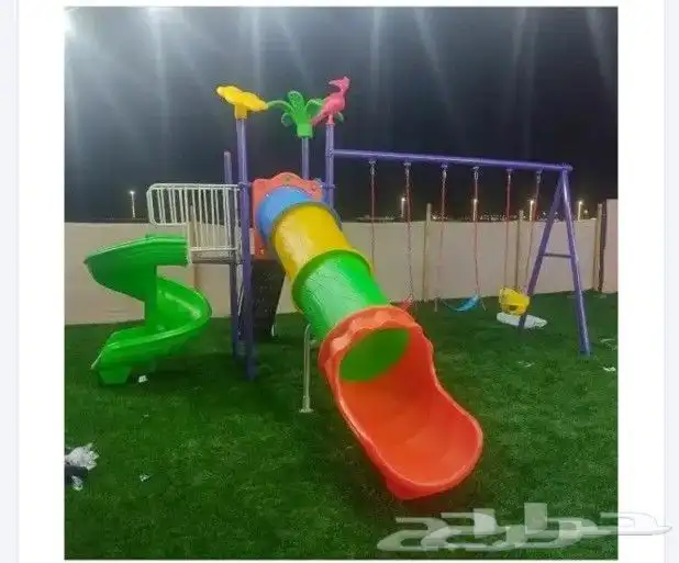 زحاليق مراجيح صحن دوار كرسي هزاز مقاوم لحرارة الشمس 17