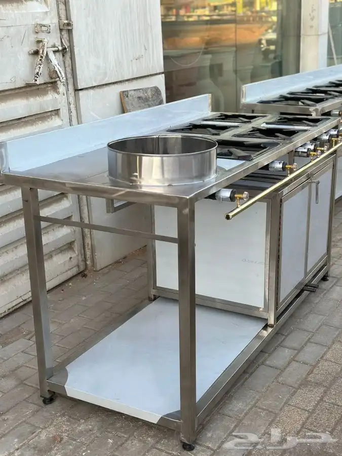 مركب غاز مع فرن تحمير افرن مندي معدات مطعم 14