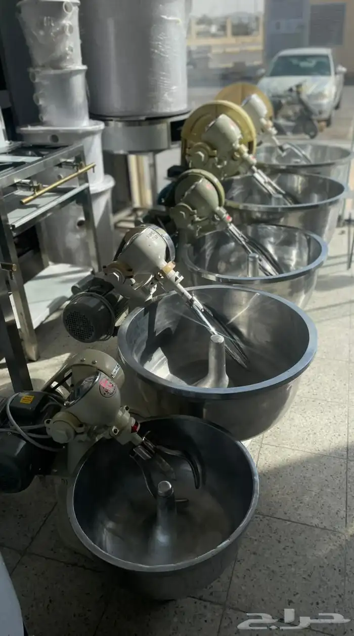 عجانة استيل عجانة سوري خلاط عجين فرادة عجين سوري فرادة مخبز 0