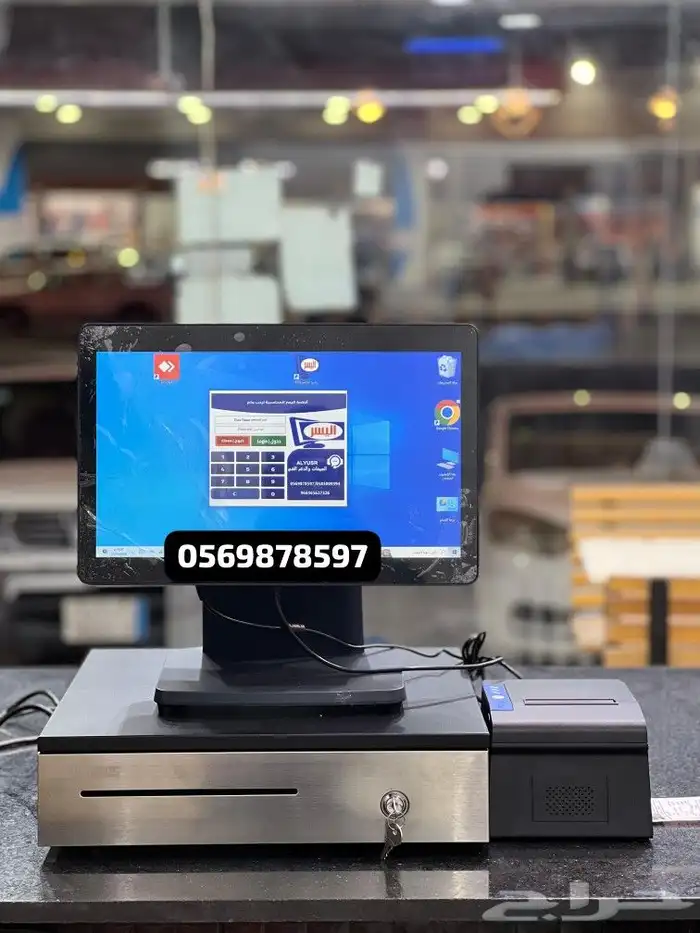 جهاز كاشير لمس بشاشتين i5 لكافة الأنشطة التجارية 0
