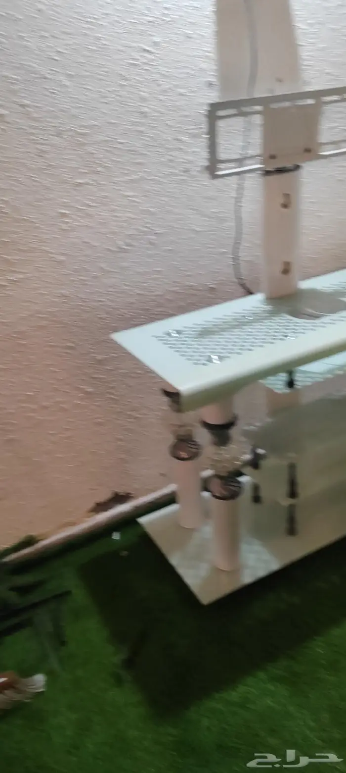 طاولة تلفزيون زجاج 0