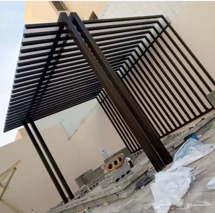 برجولات جلسات مظلات جلسات جلسات اسطح جلسات احواش سواتر 18