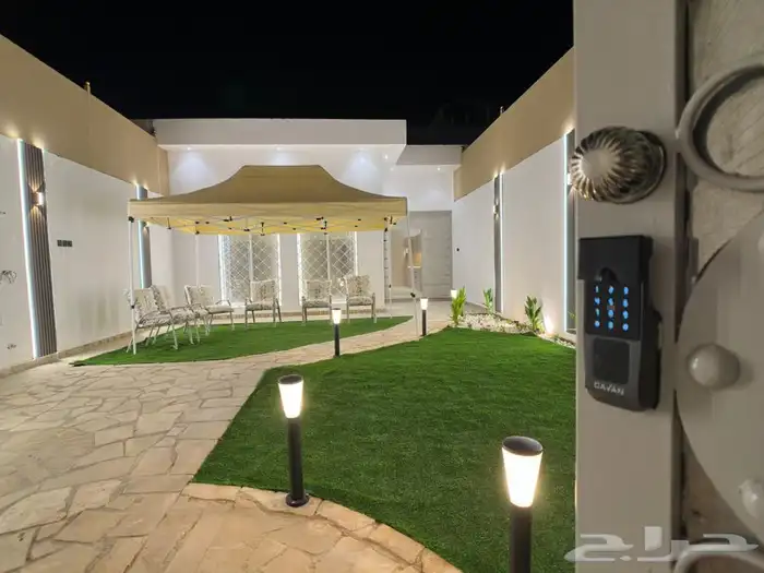 طلب رخصة  شاليه شوامخ للايجار اليومي حي القيروان 4