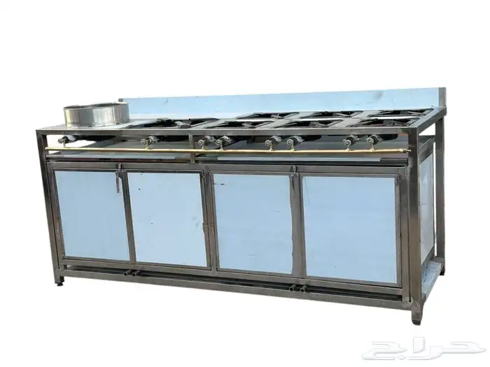 مركب غاز مع فرن تحمير افرن مندي معدات مطعم 40