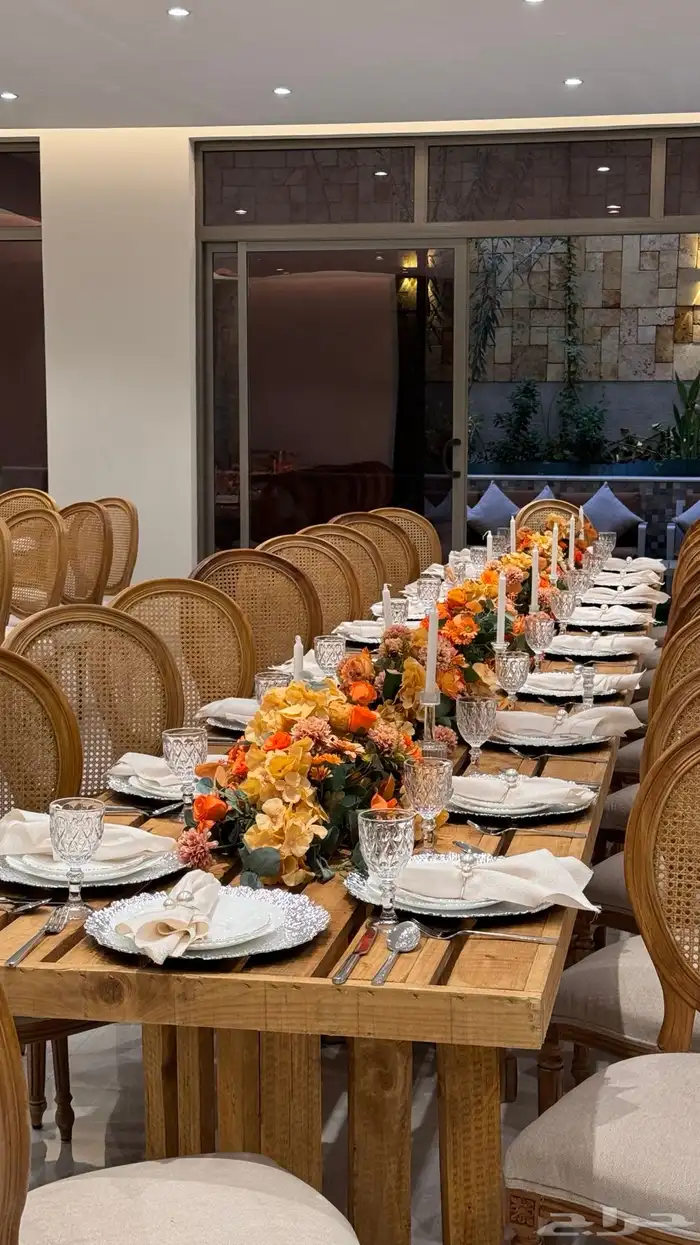 تاجير طاولات وتنسيق 0