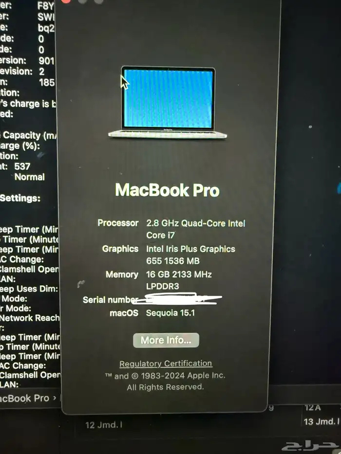 macbook pro 2019 intel core i7 16gm ram 1tb ssd 3