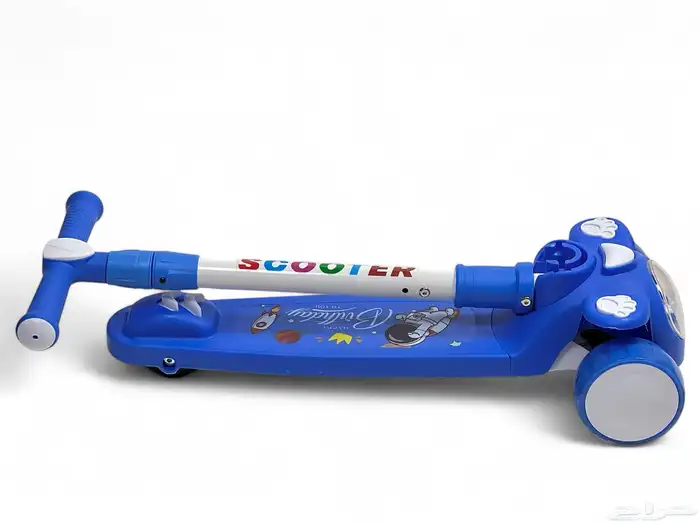 سكوتر توازن للاطفال ( سكوتر يدوي ) بطول قابل للتعديل بعدة 4