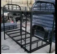 سرير حديد خشب 1