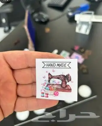 طباعه ليبل طباعه لوقو طباعه ستكر قماش طباعه لوقو جلد 1