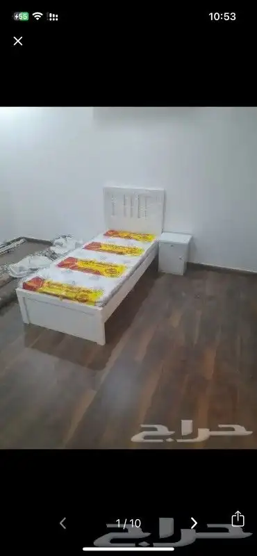 سرير حديد خشب 46