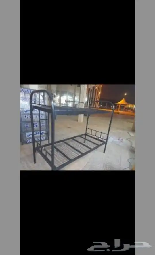 سرير حديد . دولاب .مرتبه 1