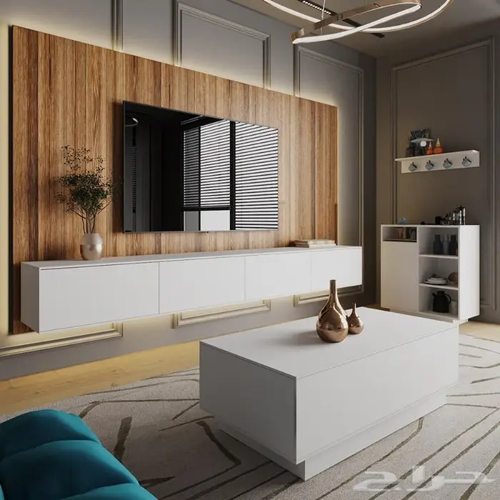 طقم طاولات تصميم تركي لون أبيض 0