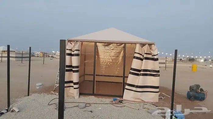 بيوت شعر ملكيه بدون قماش من الداخل مع ضمان 1