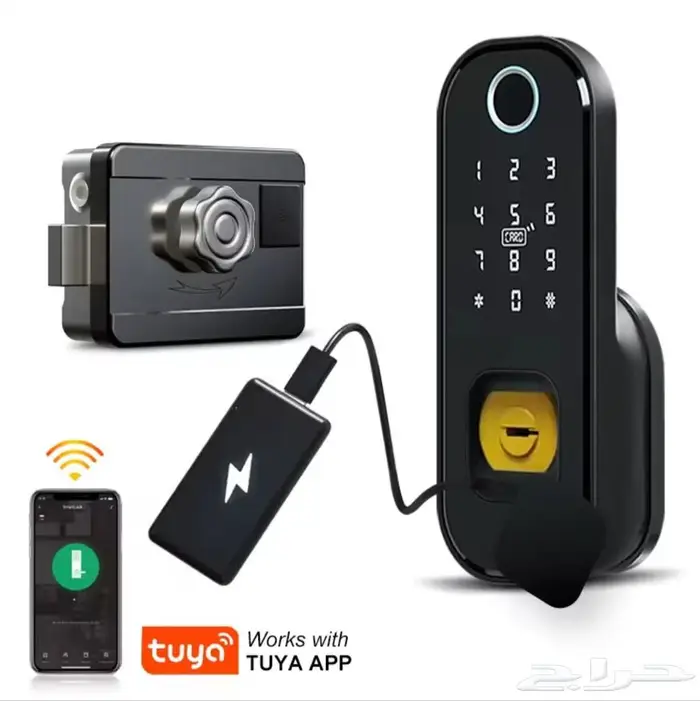 قفل ذكي للابواب الخارجية 2