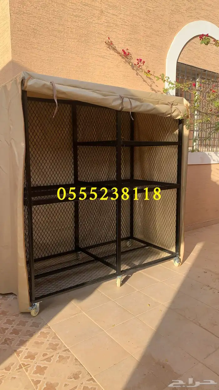 حامل حطب حديد ولحام قوي كفرات اصليه مزوده بفرامل 21