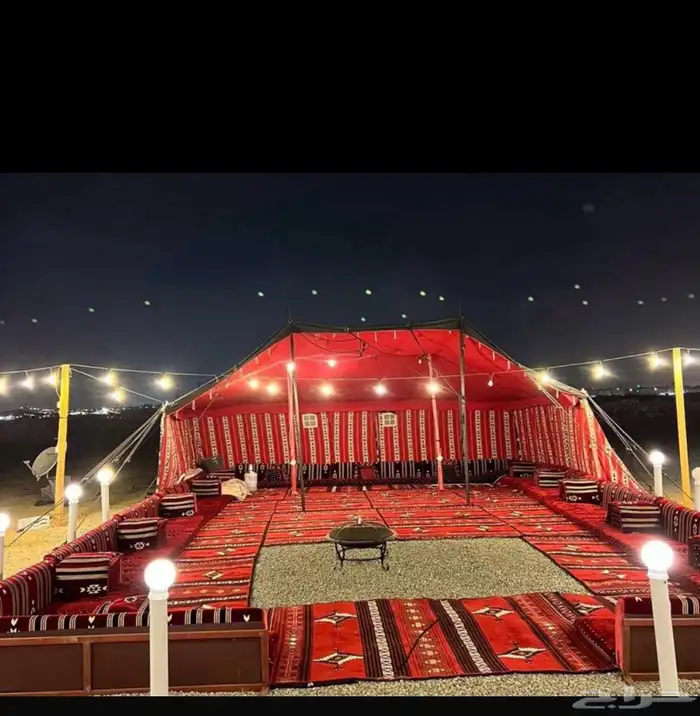 خيام البر بجميع المقاسات من 4x4الى 10x6 و الجلسات 14