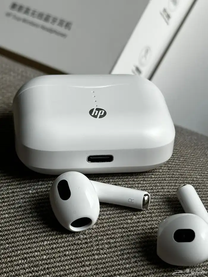 سماعات ايربودز hp المعروفة جديدة بسعر مناسب 3