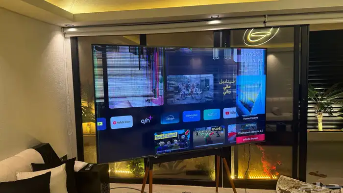 شاشة 86 بوصة الشاشة مكسورة استخدام 3 شهور 0