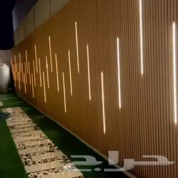 تنسيق وتصميم حدائق جده ومكه جالست عشب صناعي خشب باركيه شلالا 4