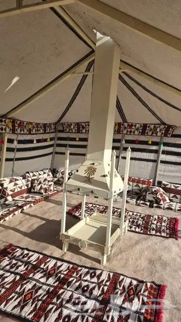 خيام بيض بيوت شعر ابيض اسود تجهيز مخيمات 3