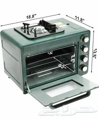 فرن غاز 2في 1 ومعه شعله للسفر والرحلات 4