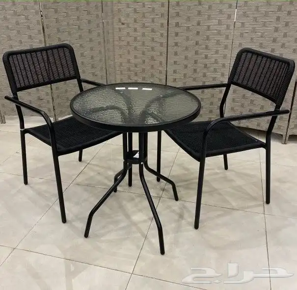 كرسيين وطاولة خارجي 4