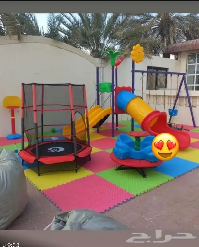 العاب اطفال وألعاب مائية مراجيح زحاليق نطاطات ترمبولين 4