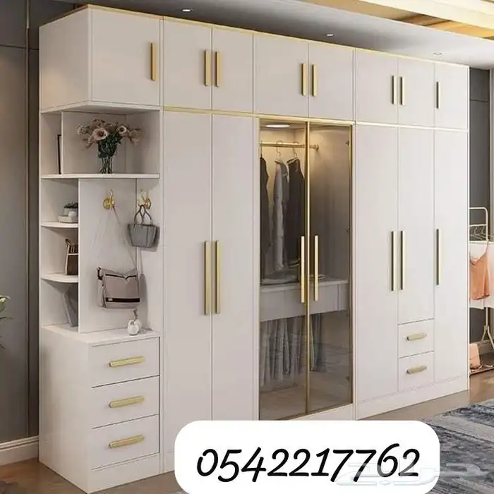 غرف نوم - ديكورات خشبيه - ابواب - تلبيس جدران - فوم 9