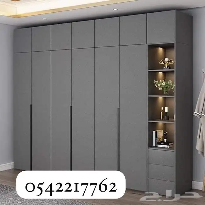 غرف نوم - ديكورات خشبيه - ابواب - تلبيس جدران - فوم 21