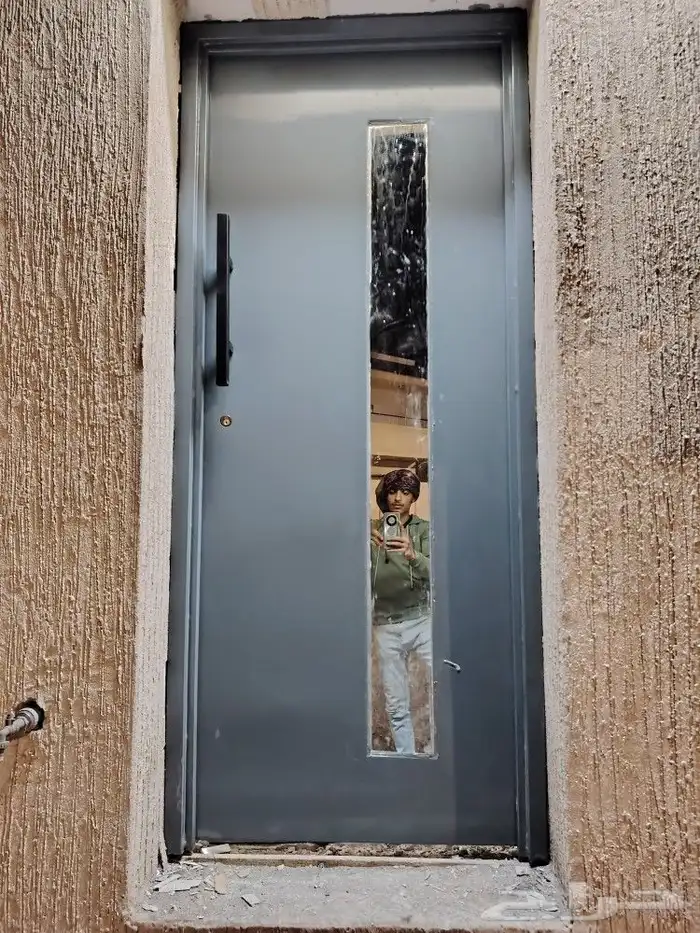 باب حديد صاج مع مرايا 0