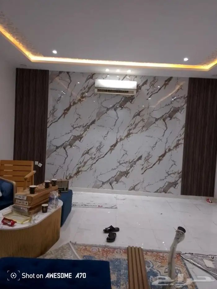 معلم ديكورات الرياض جبس بورد بديل خشب بديل رخام شيبرد 6